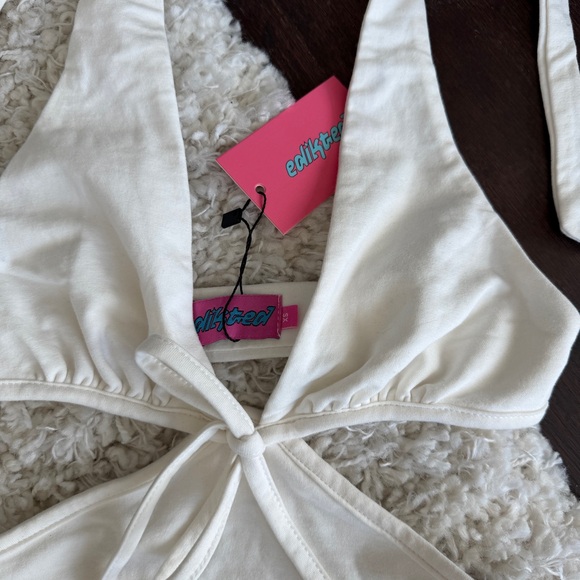 Edikted Cut Out Strappy Halter Top - Picture 2 of 6